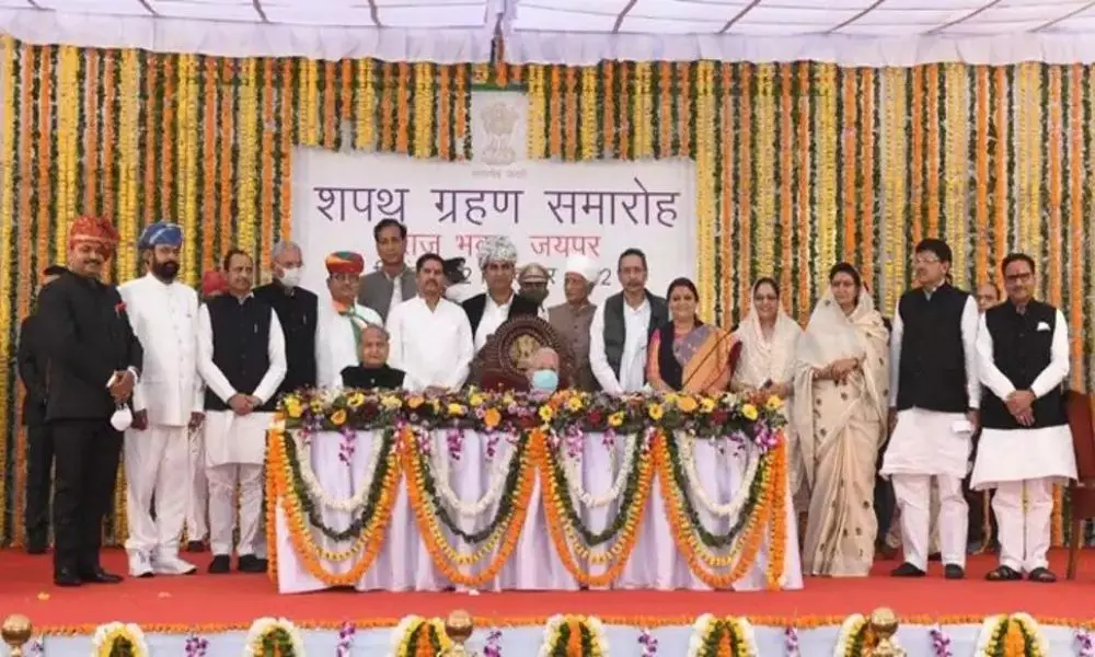 Rajasthan Cabinet Reshuffle and 15 Members Take Oath as Minister