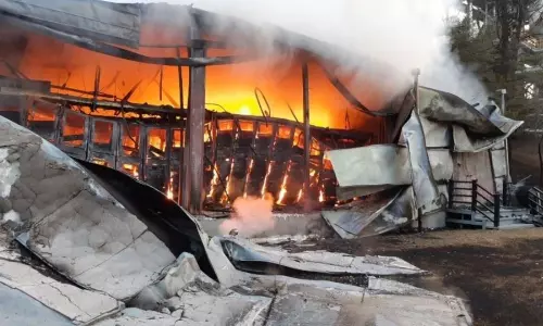 Fire Accident at Penna Cement Factory Coal Mill in Boyareddypalli Anantapur District Fire Accident at Penna Cement Factory Coal Mill in Boyareddypalli Anantapur District