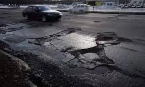 Roads were Damaged due to Heavy Rains in Kadapa Roads were Damaged due to Heavy Rains in Kadapa