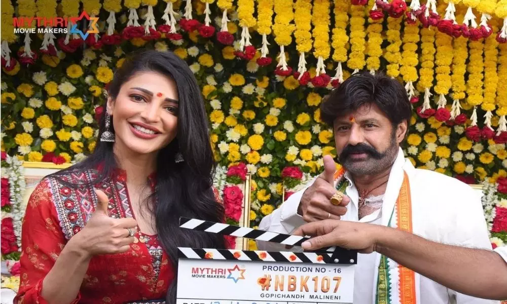 Shruti Haasan has set Some Conditions for the Film With Balakrishna