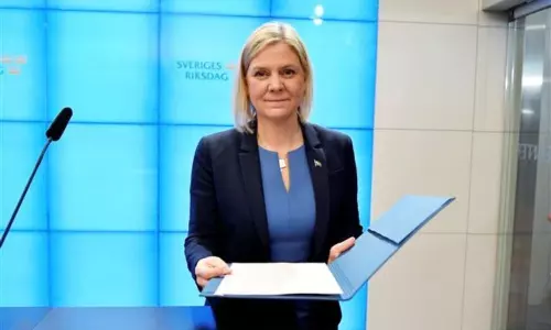 Swedens First Female Prime Minister Quits Hours Later Swedens First Female Prime Minister Quits Hours Later