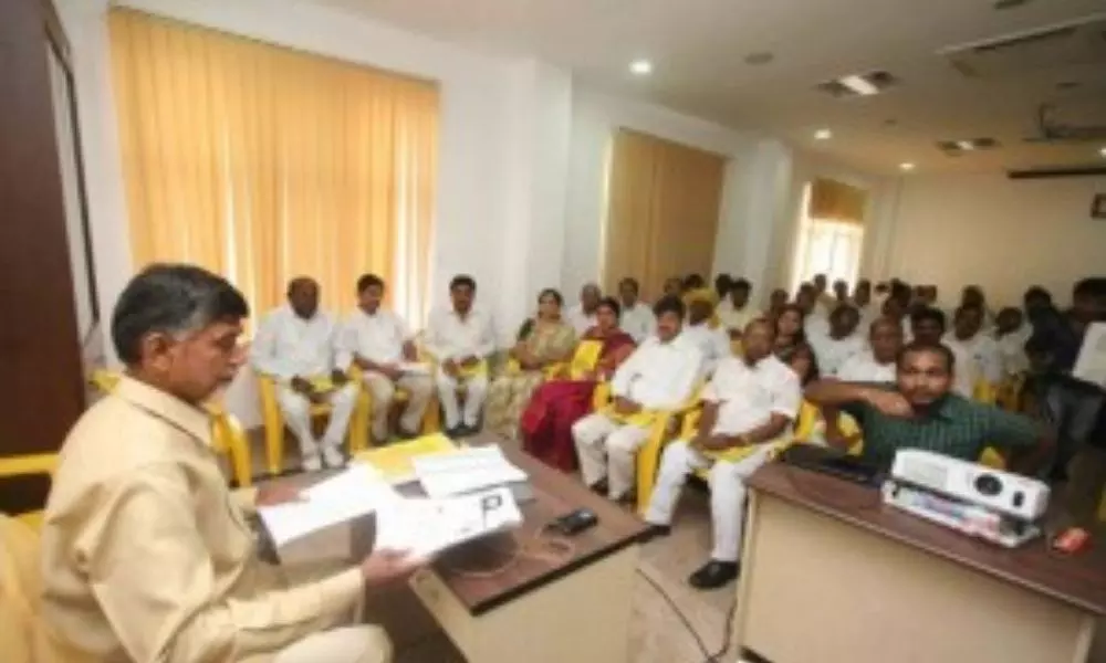 TDP Chief Chandrababu Naidu Sensational Comments in TDP Politburo Meeting