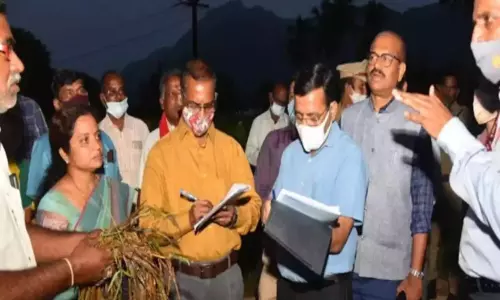 Second Day of Central Team Tour in Andhra Pradesh