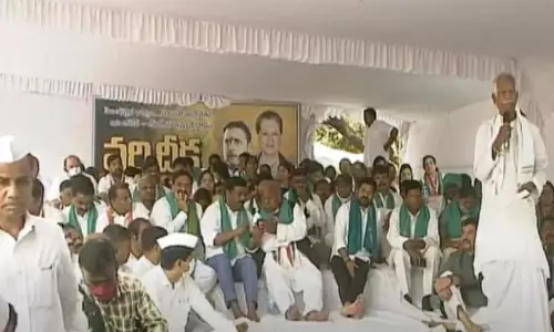 Telangana Congress Vari Deeksha at Indira Park