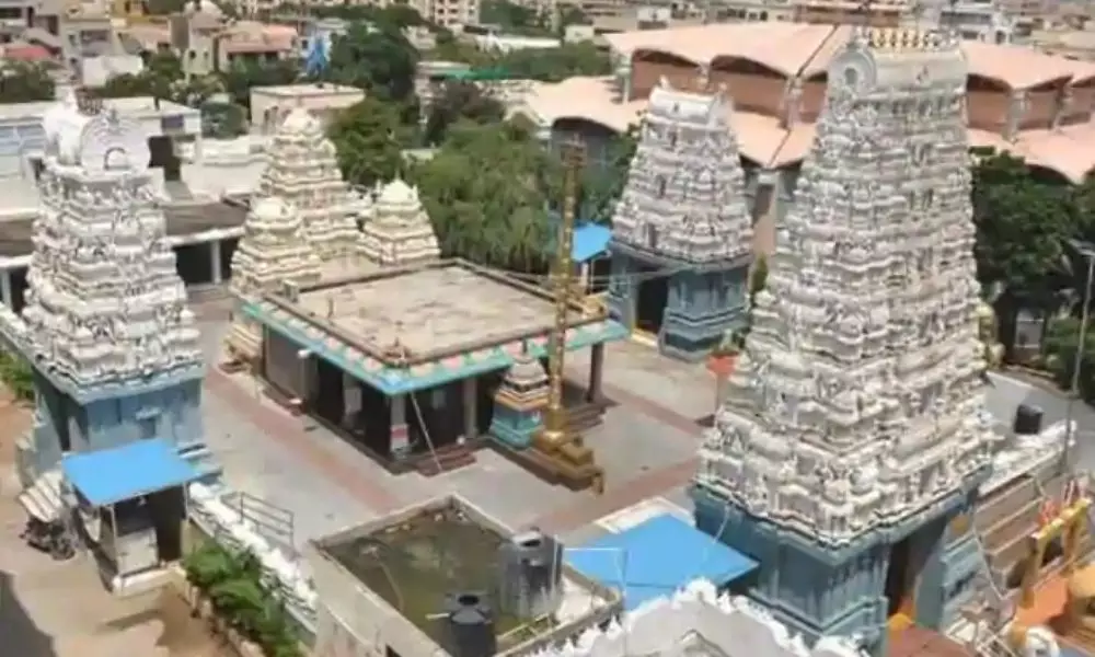 Tanikella Bharani Participated in Vishnu Sahasranama Parayanam at Venkateshwara Swamy Temple in Sri Nagar Colony in Hyderabad