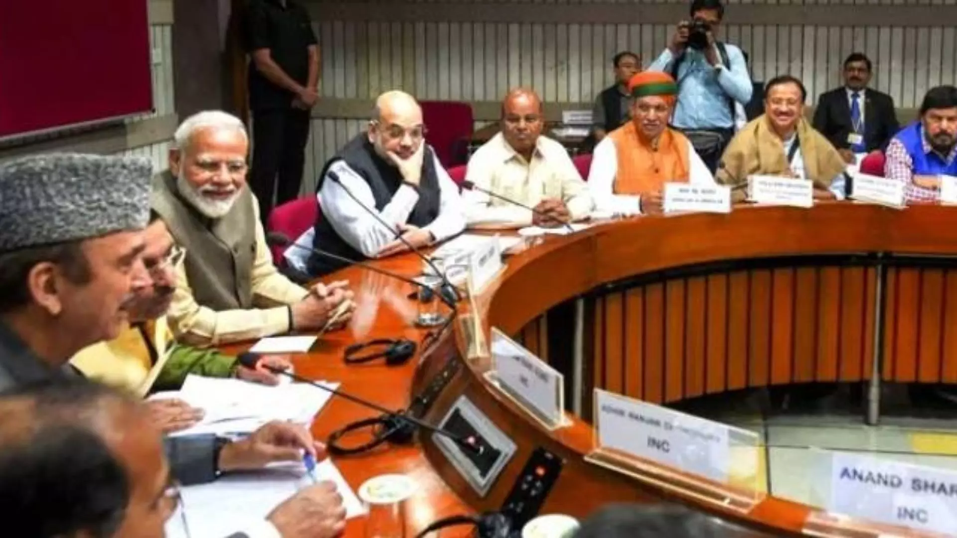 An All Party Meeting Chaired by Prime Minister Narendra Modi Today 28 11 2021