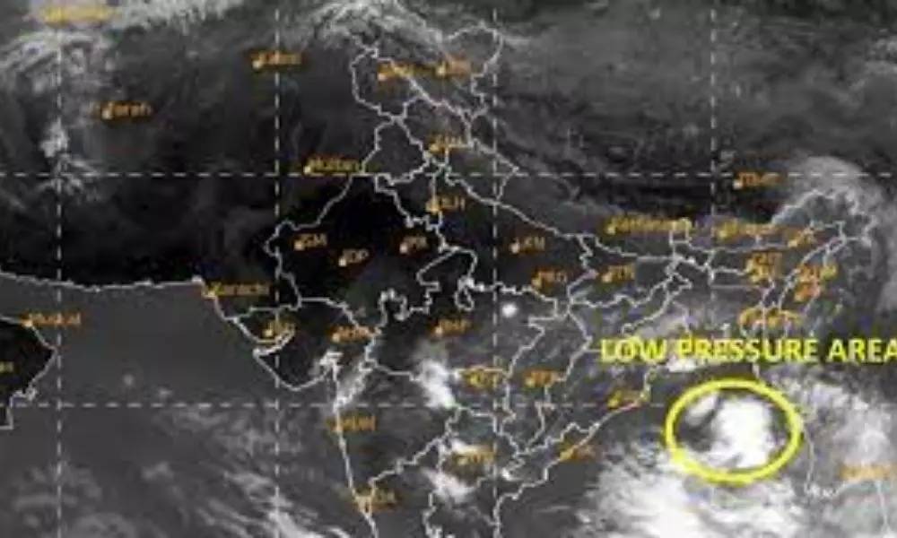 Low Pressure on the Andaman Coast Tomorrow