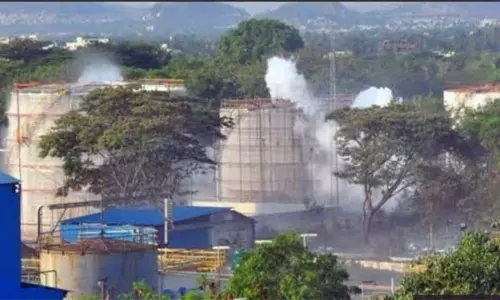 Two Workers Died due to Gas Leakage in Waste Water Pump House in Visakha Pharma City Two Workers Died due to Gas Leakage in Waste Water Pump House in Visakha Pharma City