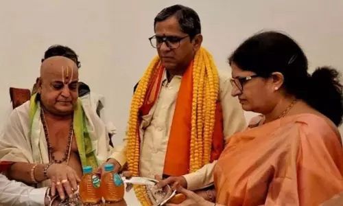 CJI Justice NV Ramana Going to be Attend the Dollar Seshadri Funeral CJI Justice NV Ramana Going to be Attend the Dollar Seshadri Funeral