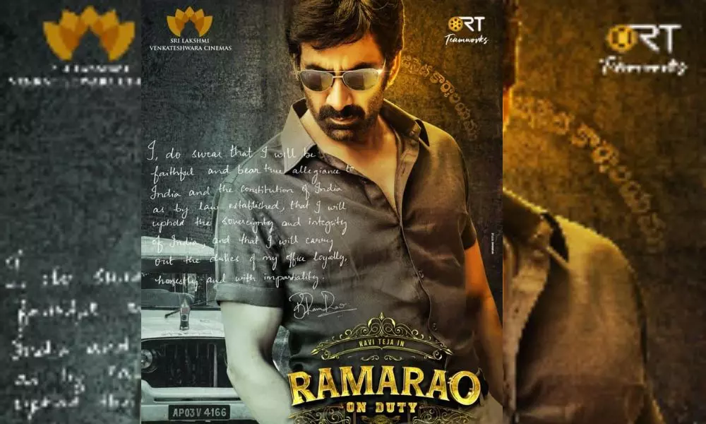 Ravi Tejas Ramarao on Duty Going to be Release in 25th March 2022