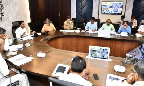 CM Jagan Review Meeting with Collectors on Uttarandhra Cyclone Conditions