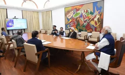PM Modi Review Meeting on Jawad Cyclone