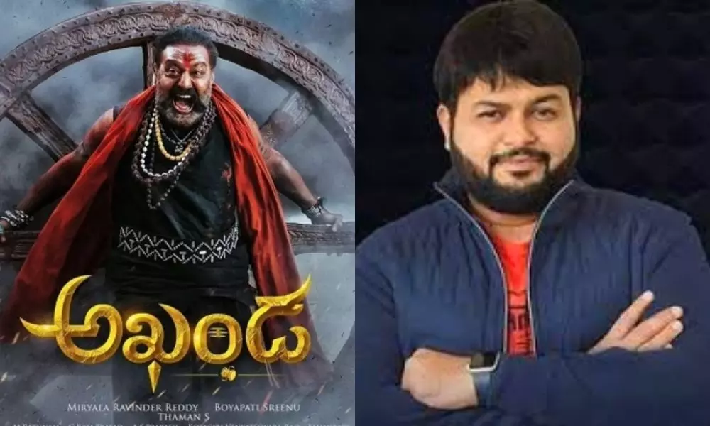 Music Director SS Thaman Rocked the Theaters With Balakrishna Akhanda Movie Songs