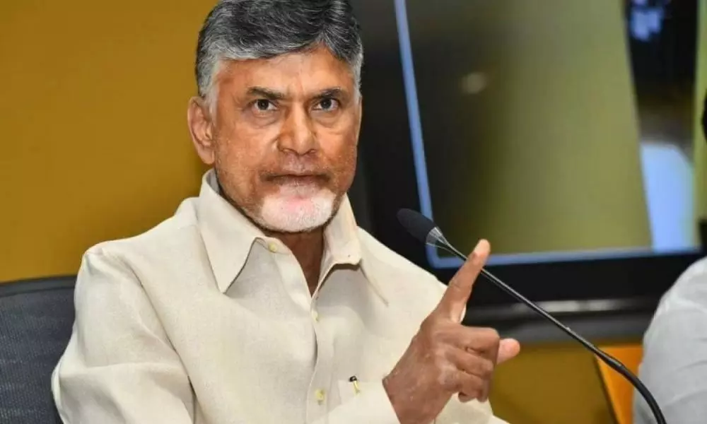 TDP Chief Chandrababu Fires on YCP Government