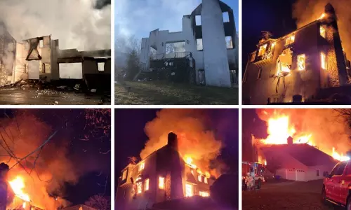 A Man Loss his Own House With Fire Accident by Small Mistake in United States A Man Loss his Own House With Fire Accident by Small Mistake in United States