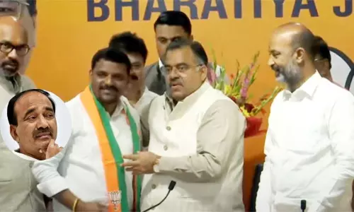 Teenmar Mallanna Joins In BJP Teenmar Mallanna Joins In BJP