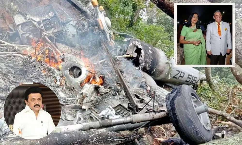 MK Stalin On Bipin Rawat Chopper Crash