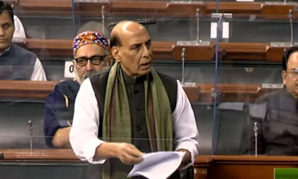 Defence Minister Rajnath Singh on Army Chopper Crash at Parliament | National News