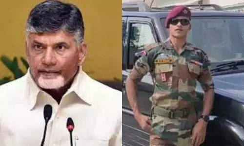 TDP Chief Chandrababu Wrote a Letter to AP CS Sameer Sharma about Army Chopper Crash Victim Saiteja | AP News TDP Chief Chandrababu Wrote a Letter to AP CS Sameer Sharma about Army Chopper Crash Victim Saiteja | AP News