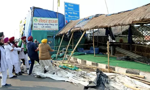 Farmers Vacate Delhi Singhu Border Area and Dismantle Protest