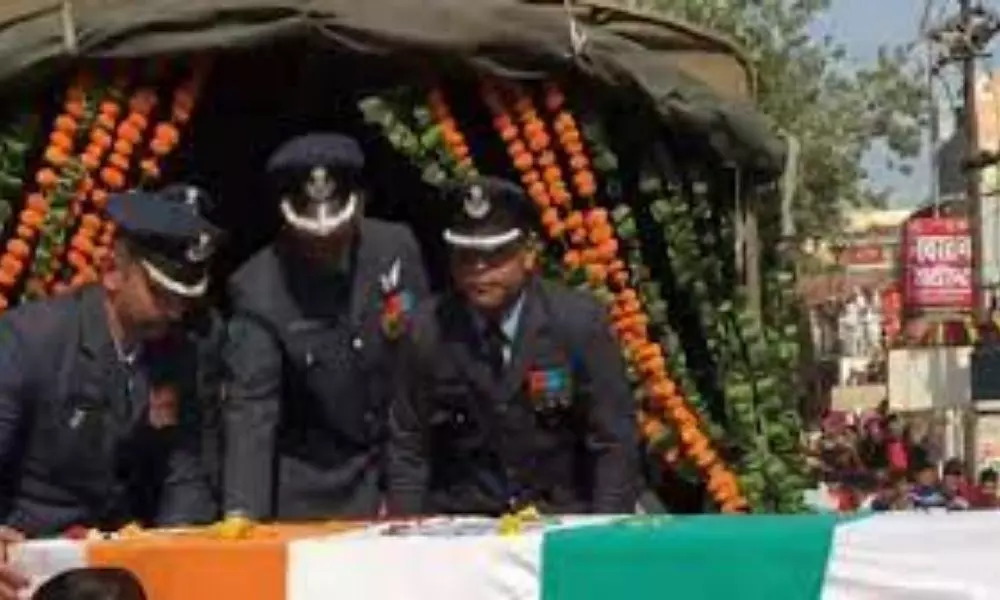 Army Chopper Crash Victim Pilot Prithvi Chauhan Funeral Completed at Agra Tajganj | National News
