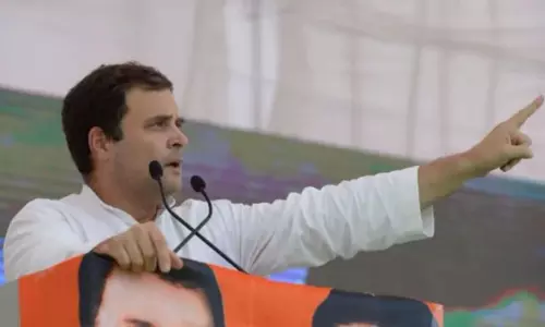 Congress Leader Rahul Gandhi Fires on BJP in Jaipur Mega Rally Congress Leader Rahul Gandhi Fires on BJP in Jaipur Mega Rally