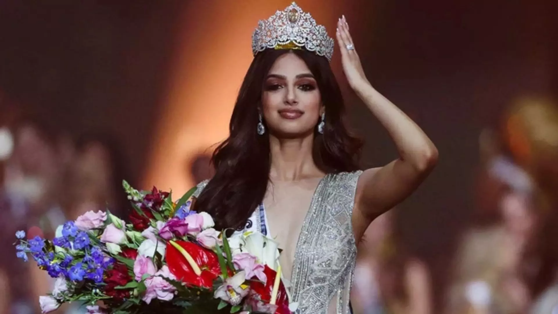 Indian Lady Harnaaz Sandhu Brings Home Miss Universe Crown After 21 Years