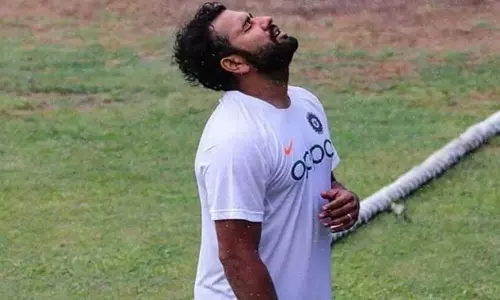 Ind Vs SA Rohit Sharma Out from Test Series Due to Hand Injury Ind Vs SA Rohit Sharma Out from Test Series Due to Hand Injury