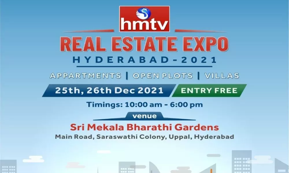 hmtv Real Estate Expo 2021 in Hyderabad on December 25 and 26