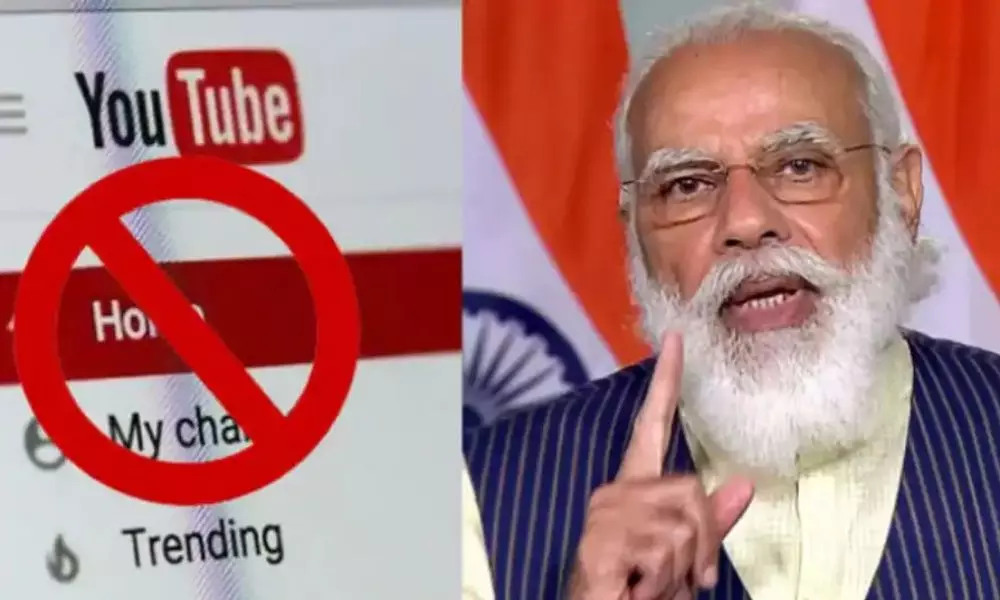 India Banned 20 YouTube Channels and two Websites