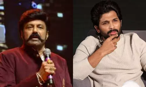 Allu Arjun Rashmika and Sukumar Going to Balakrishna Unstoppable Show for Pushpa Movie Promotions Allu Arjun Rashmika and Sukumar Going to Balakrishna Unstoppable Show for Pushpa Movie Promotions