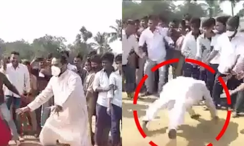 Speaker Tammineni Seetharam Started a Constituency Level CM Cup Cricket Tournament in Amadalavalasa | AP News