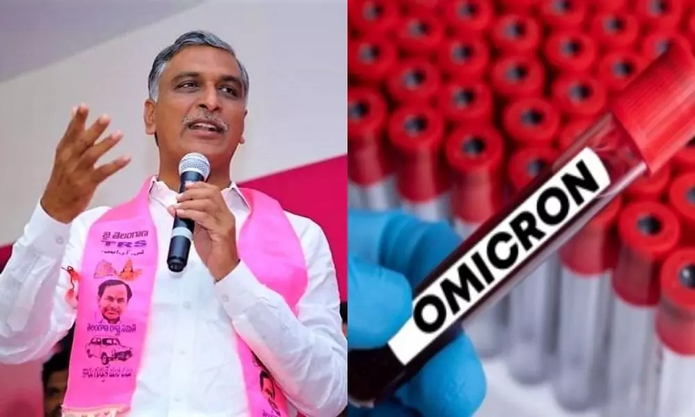 Minister Harish Rao about Omicron Guidelines in Telangana | Omicron Live Updates
