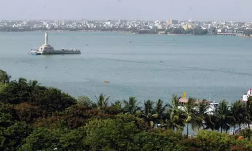 125 Foot Ambedkar Statue Constructing at Hussain Sagar will Complete on Dussehra 2022 | Koppula Eshwar