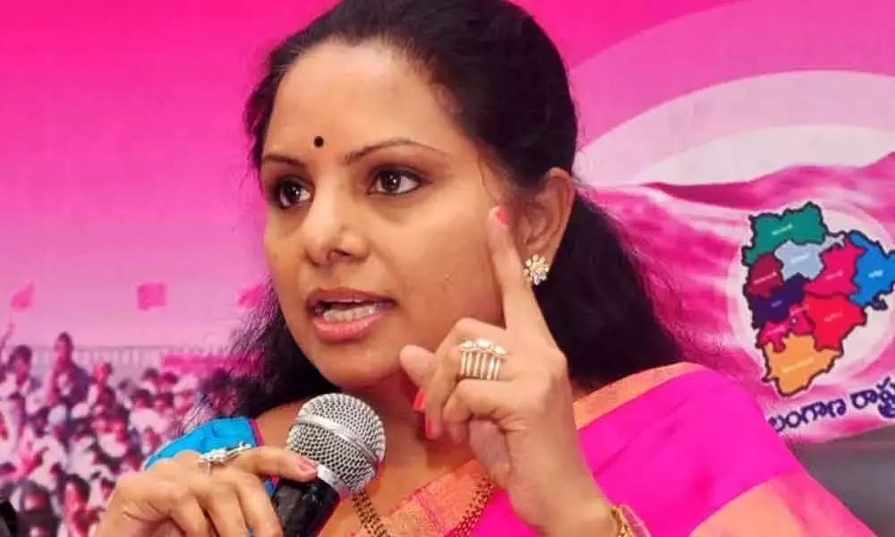 MLC Kavitha Replied to KTR Tweet on BJP Leaders Comments on Himanshu | Telangana News Today
