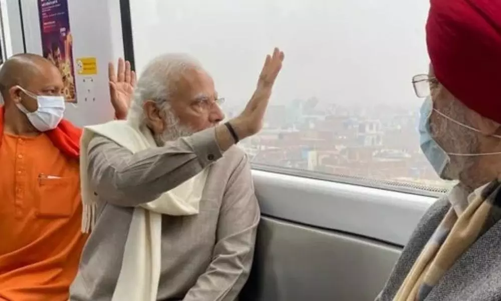 PM Modi Inaugurates Kanpur Metro Project