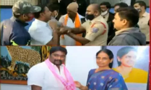 Meerpet  BJP Corporator Join on TRS Party in Ranga Reddy District  | TS News Today