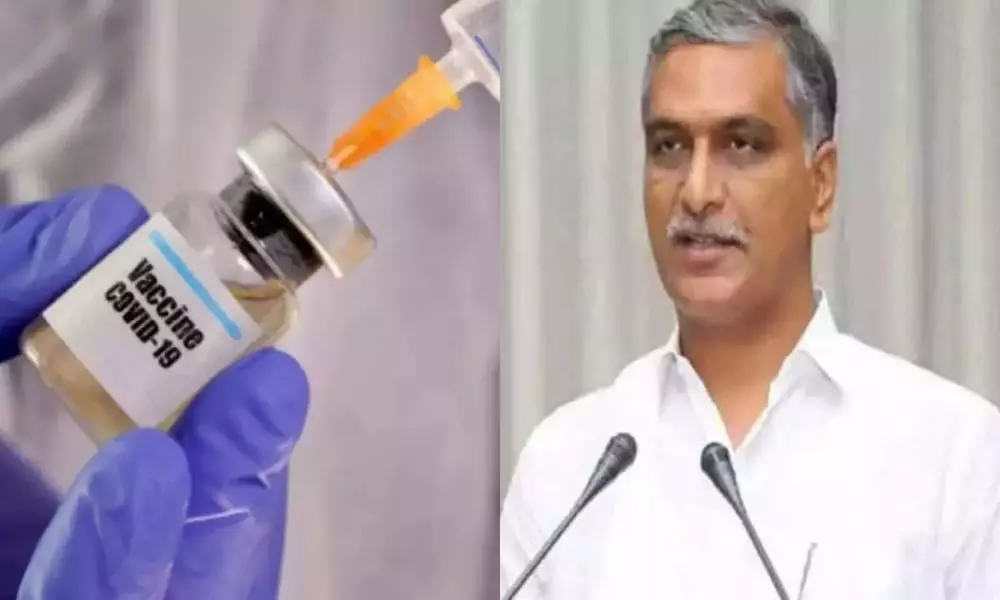 Harish Rao said Vaccine for children in Telangana from January 3 | TS News Online