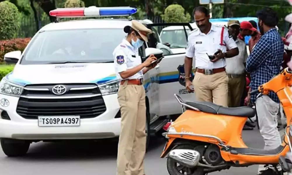 Telangana Collected Rs 533 cr in Traffic Fines in 2021