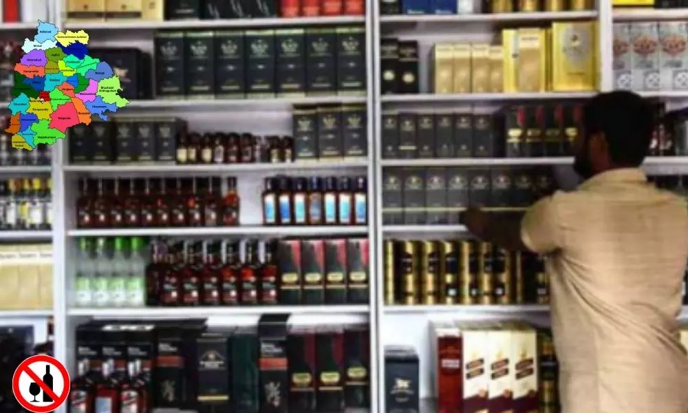 Record liquor sales in Telangana | Telangana News