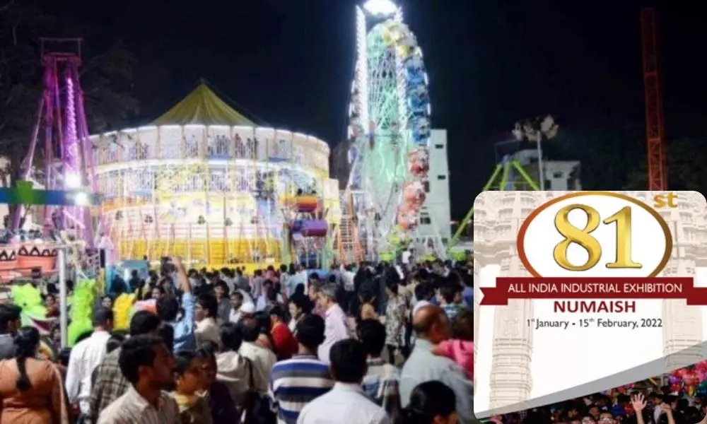 Closure of Nampally Exhibition with Omicron Effect in Hyderabad