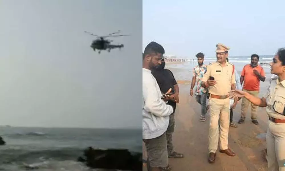 Two Youths Go missing on RK Beach in Visakhapatnam