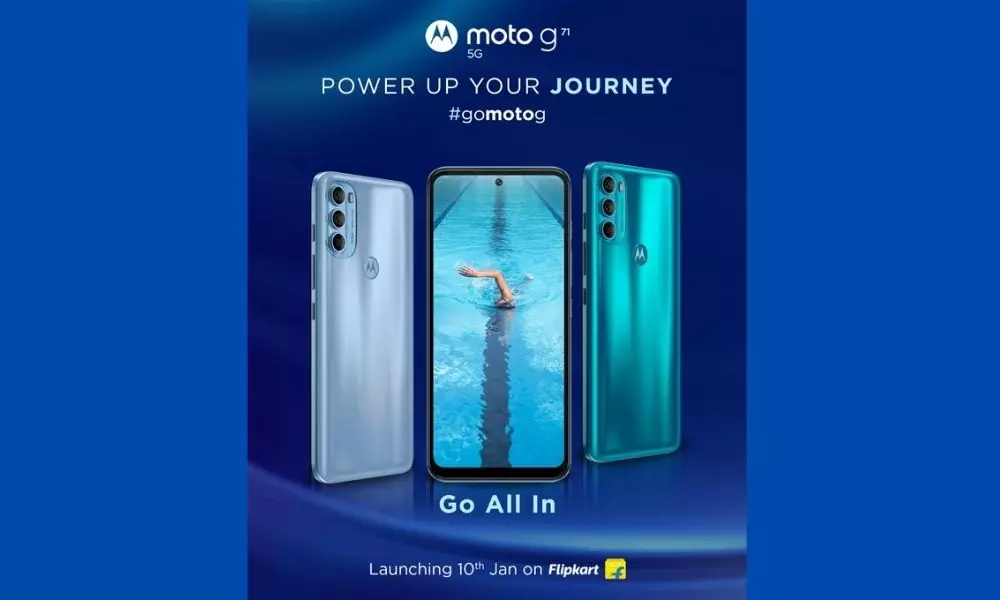 Motorola Moto G71 5G: జనవరి 10న రిలీజ్ కానున్న మోటరోలా కొత్త ఫోన్.. ధర, ఫీచర్లు ఎలా ఉన్నాయంటే?