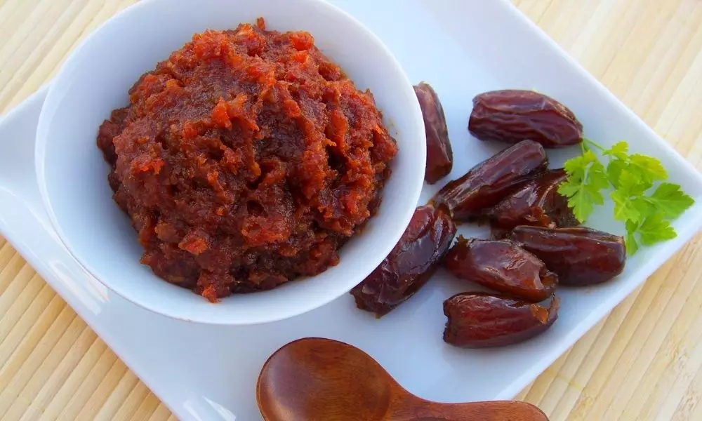 Make Chutney At Home with Dates Tastes Good | Dates Chutney Recipe in Telugu