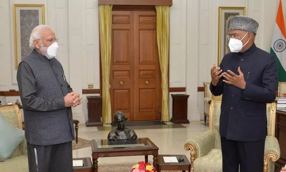 PM Narendra Modi Meets President Ram Nath Kovind