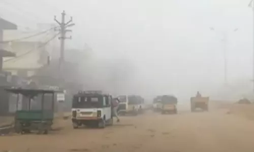 Snow Smoke in Mancherial District | TS News Online Snow Smoke in Mancherial District | TS News Online