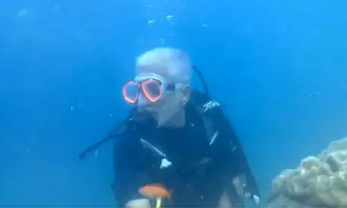 Vijayasai Reddy Scuba Diving in Andaman Islands | Telugu Online News