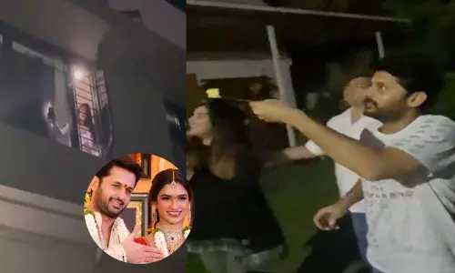 Hero Nitin Celebrates his Wife Shalini Birthday