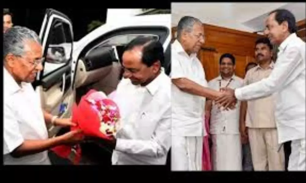 Kerala CM Pinarayi Vijayan to meet CM KCR in Hyderabad