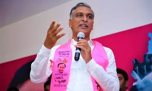 Minister Harish Rao Slams MP CM Shivraj Singh Chouhan Minister Harish Rao Slams MP CM Shivraj Singh Chouhan